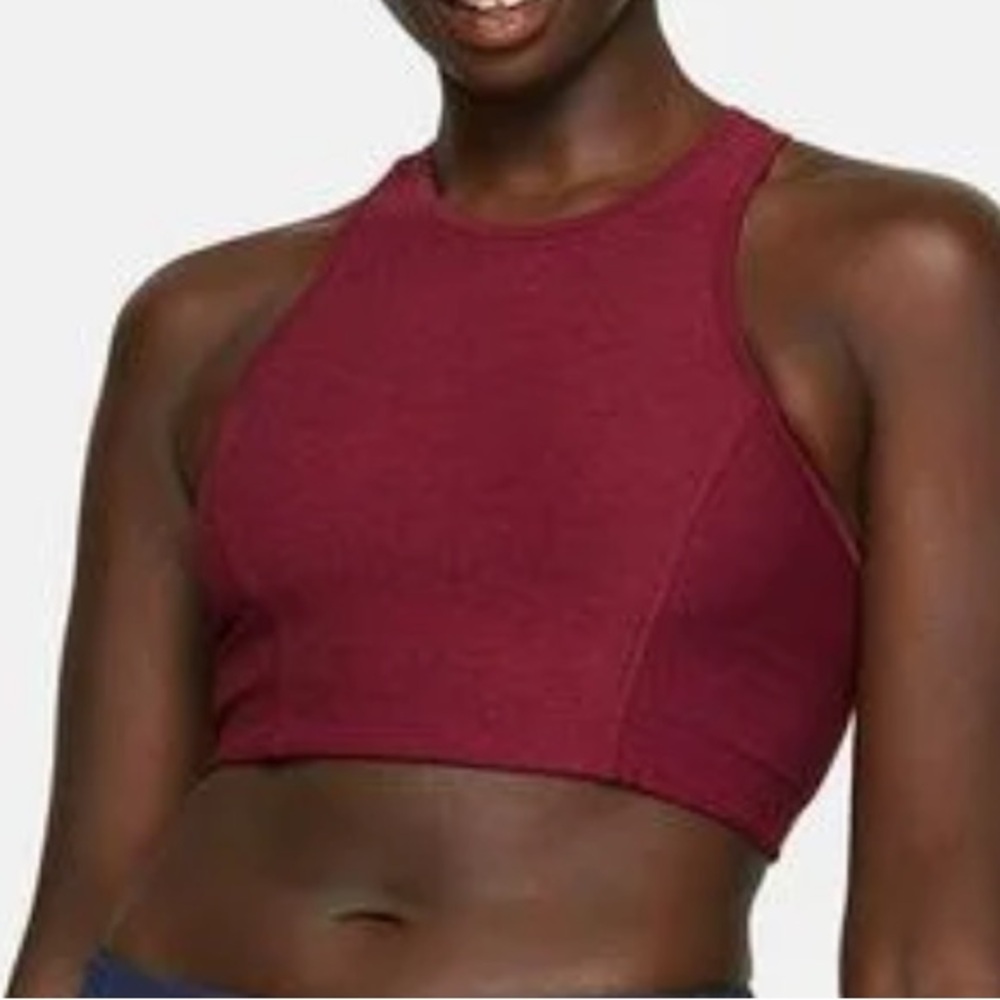 Outdoor Voices Maroon Crop Top